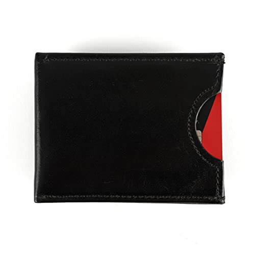 Moore and Giles Money Clip Wallet in Black
