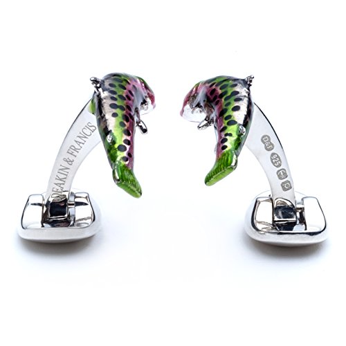 Deakin and Francis Men's Trout Fish Cufflinks