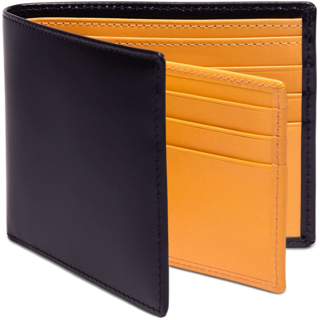 Ettinger Bridle Hide Collection Billfold Leather Wallet, Navy