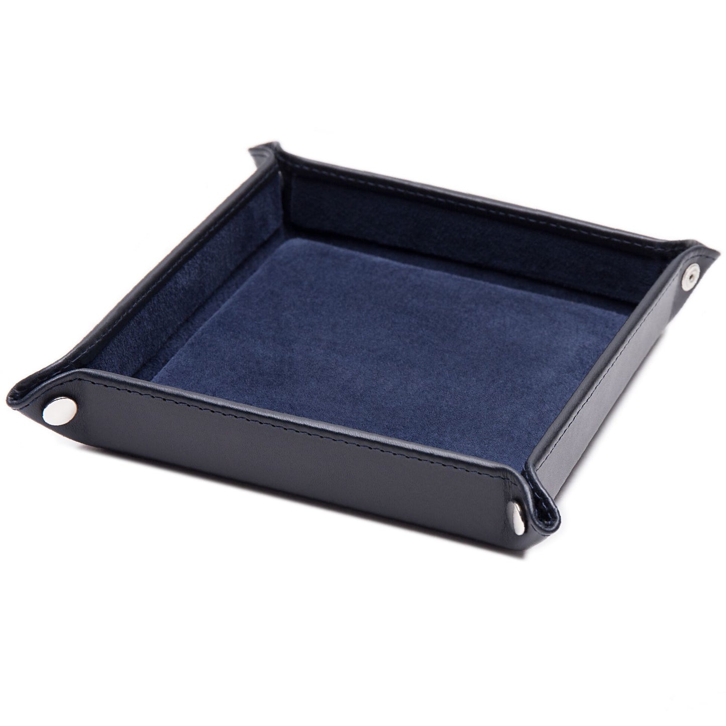 Ettinger Lifestyle Collection Leather Travel Tray, Navy