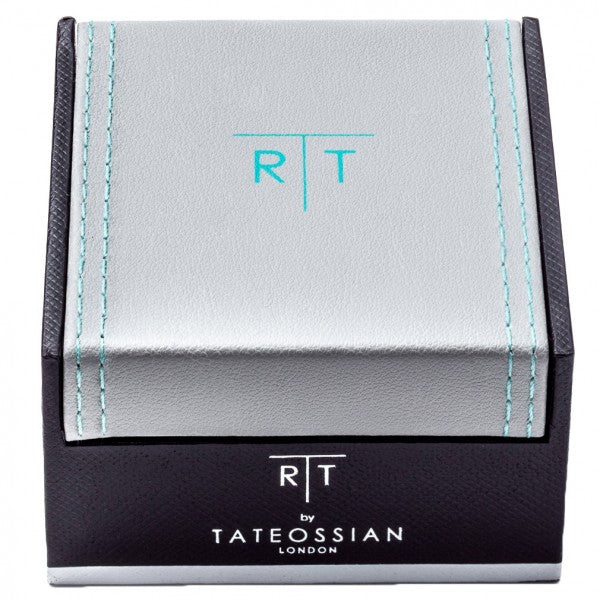 Tateossian Gear Designer Purple Pocket Square