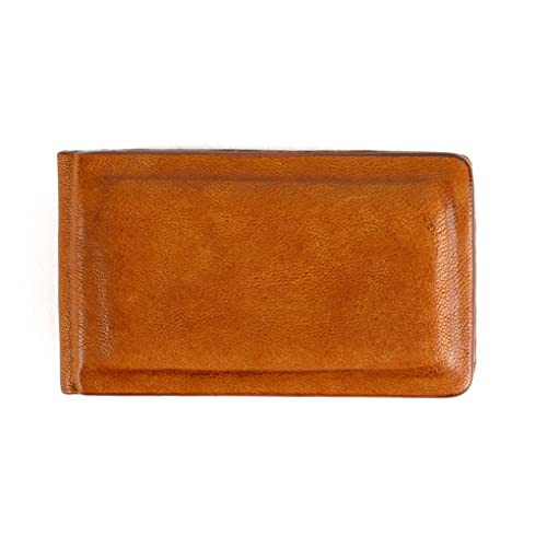 Moore and Giles Magnetic Money Clip in Modern Saddle Brown