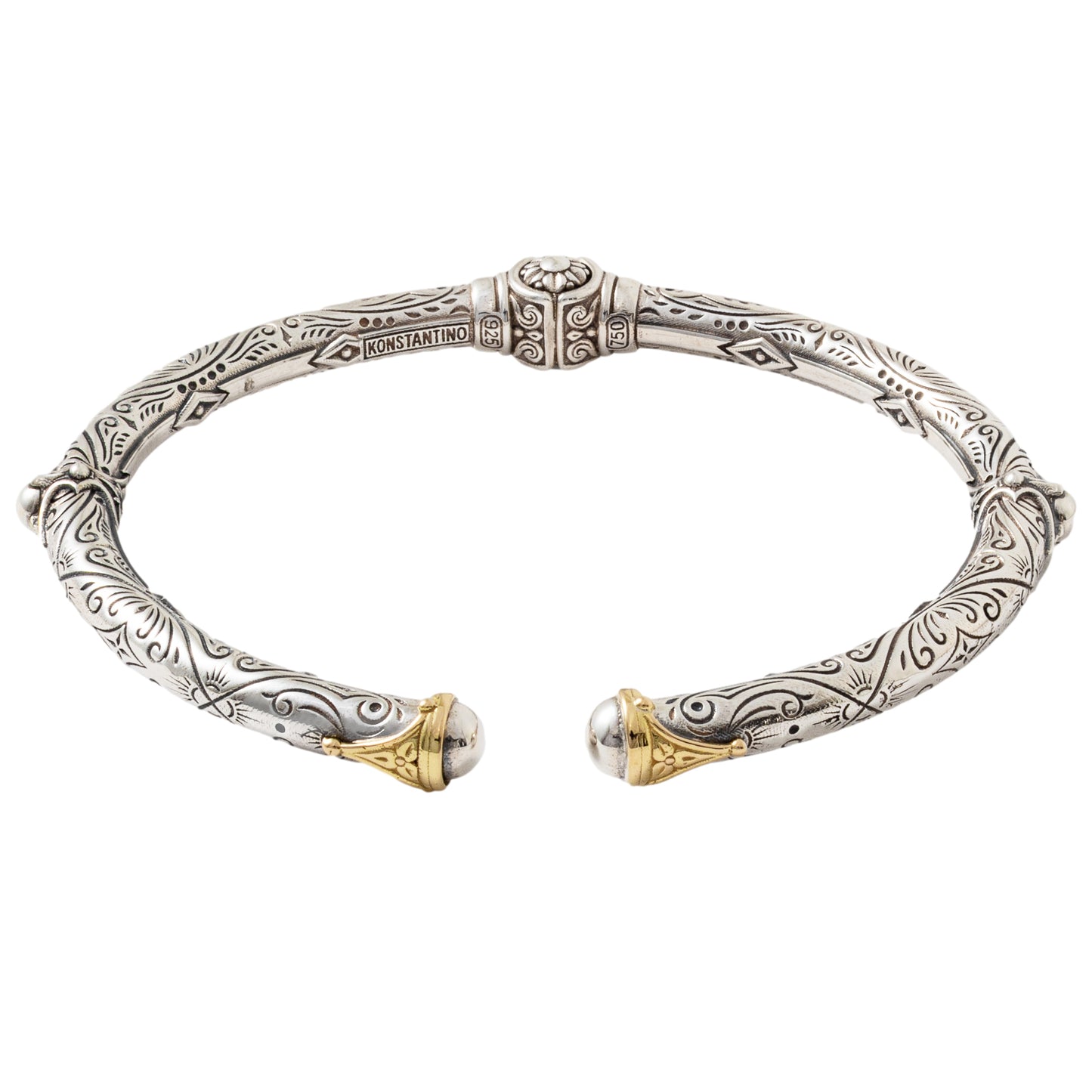 Konstantino Sterling Silver & 18K Gold Bracelet, Delos Collection