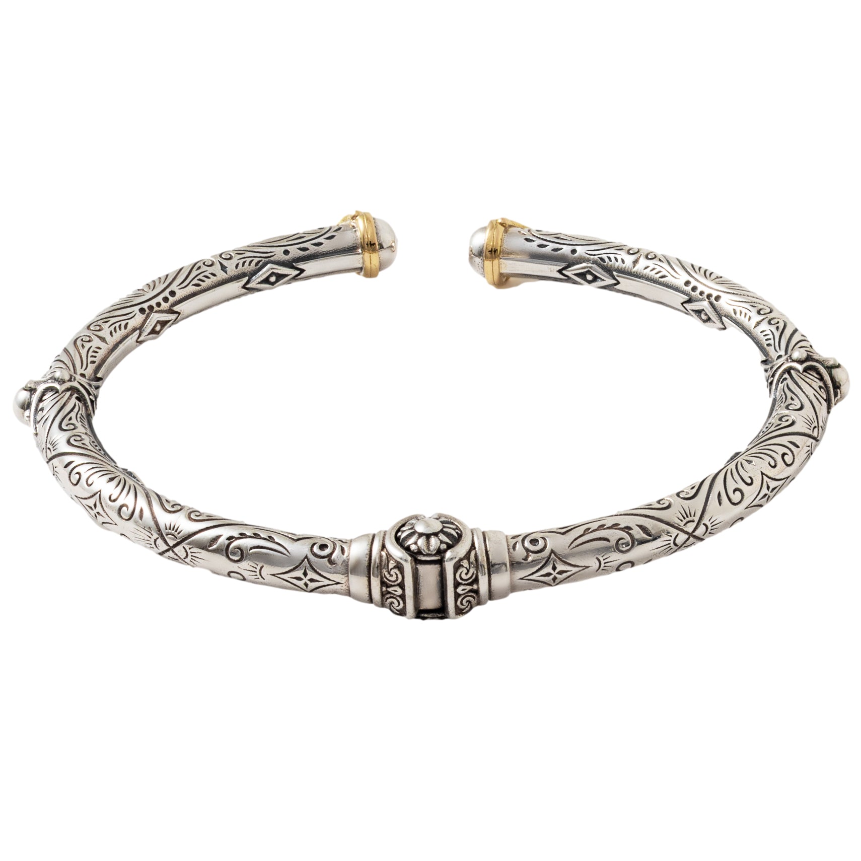 Konstantino Sterling Silver & 18K Gold Bracelet, Delos Collection ...
