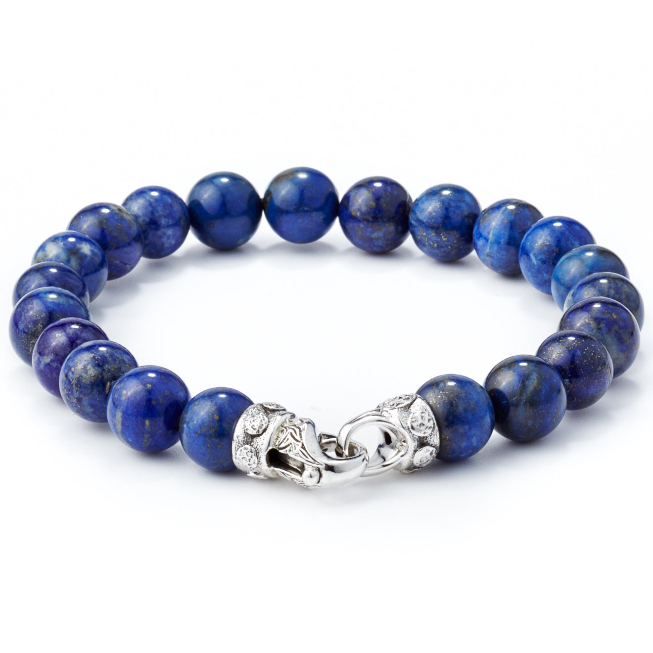 Apatite Stone Beads Sand Ocean Blue Bracelet Women Men - Temu