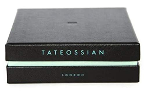 Tateossian Meccanico Black Carbon Fibre, Black Plated Stainless Steel