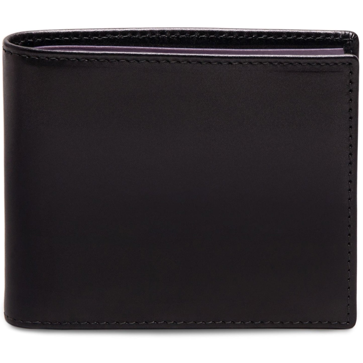 Ettinger Sterling Collection Billfold with 12 Credit Card Slips, Black/Purple