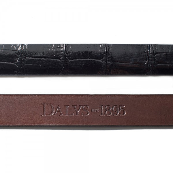 Dalys1895 Black Alligator Belt
