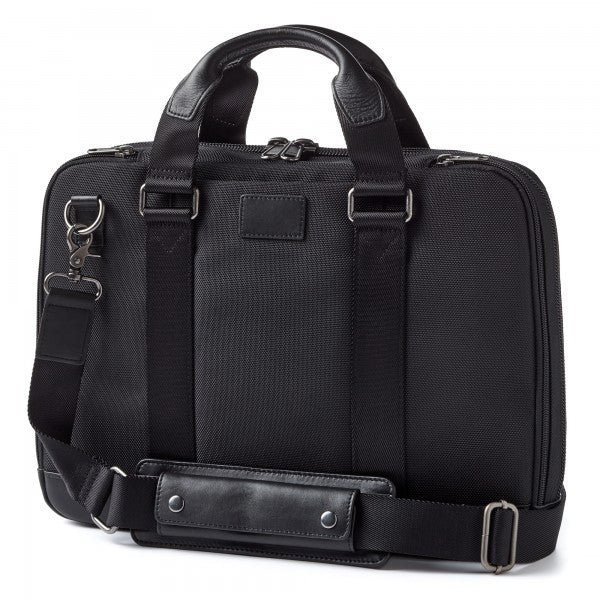 Ballistic Nylon and Leather Men's Concealed Carry Bag