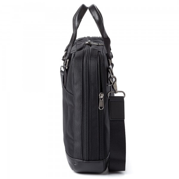 Ballistic Nylon and Leather Men's Concealed Carry Bag