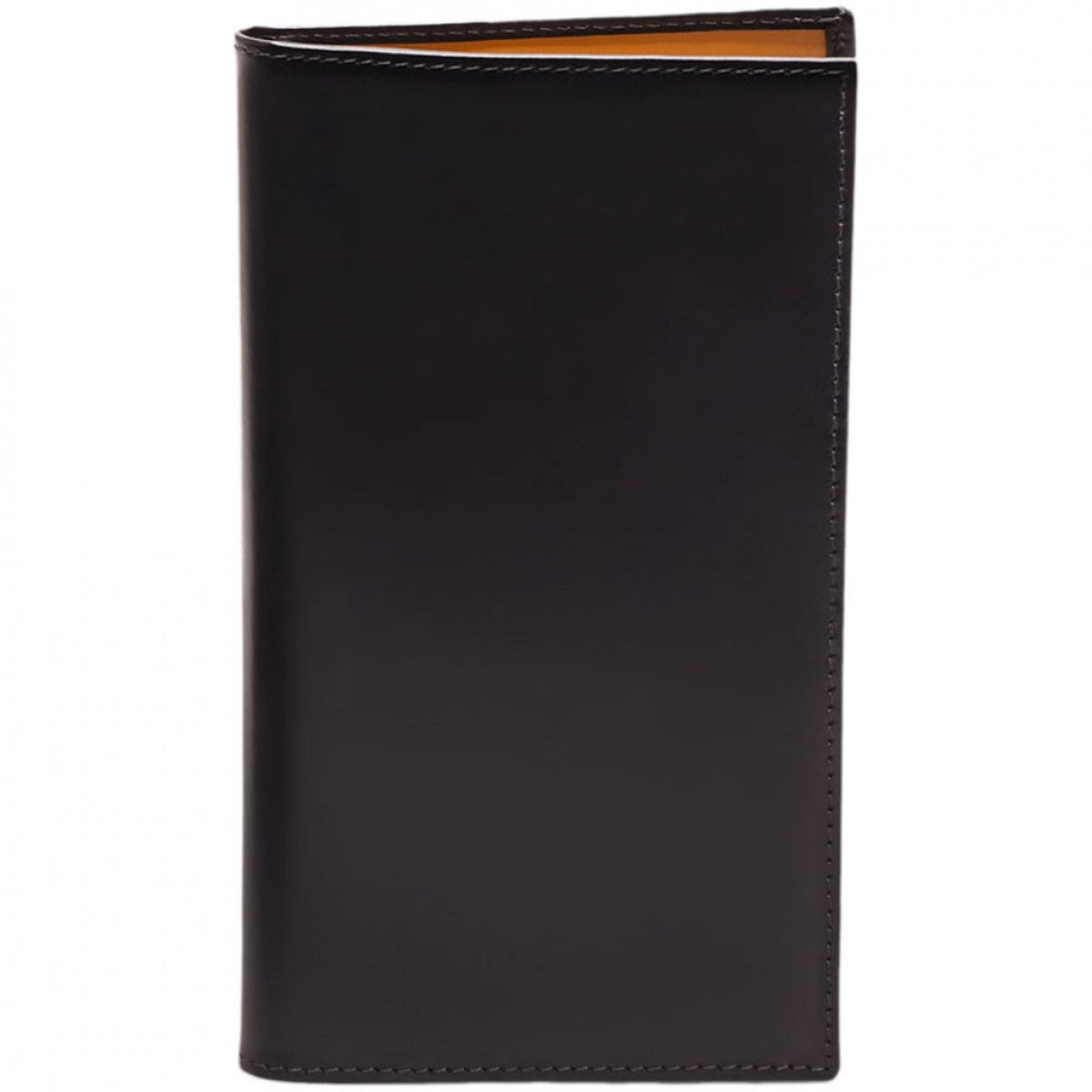 Ettinger Men's Leather Breast Pocket Wallet, 8 CC Slips, Black