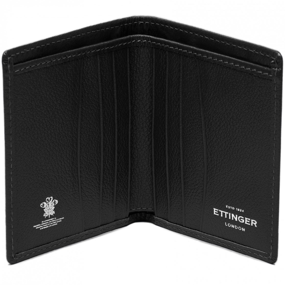 Ettinger Capra Mini Wallet with 6 C/C, Black