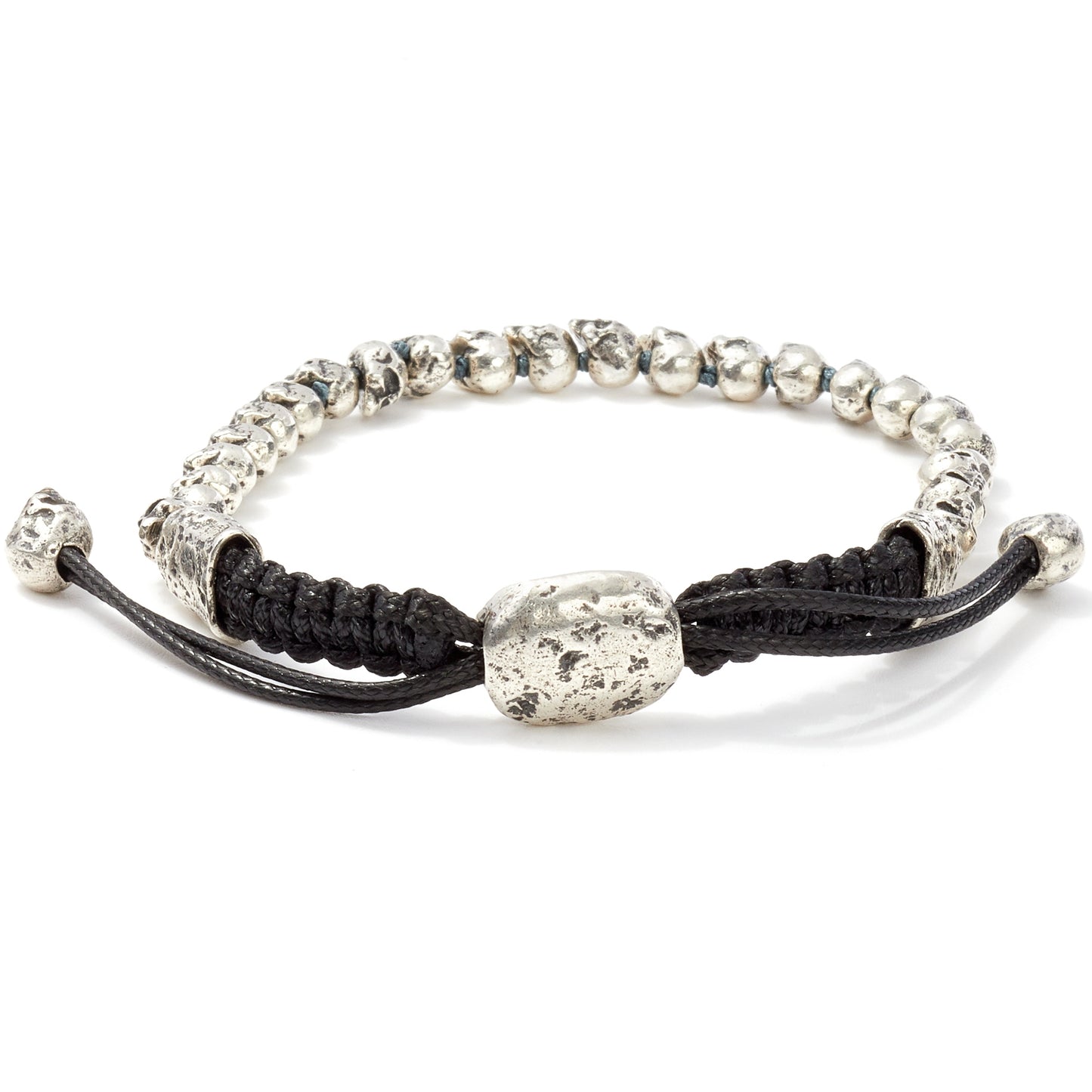 50 Antique Silver Tone Pave Skull Skull Beads With Perfect For European  Bracelet Jewelry And Paracord Accessories From Isabelye, $15.33