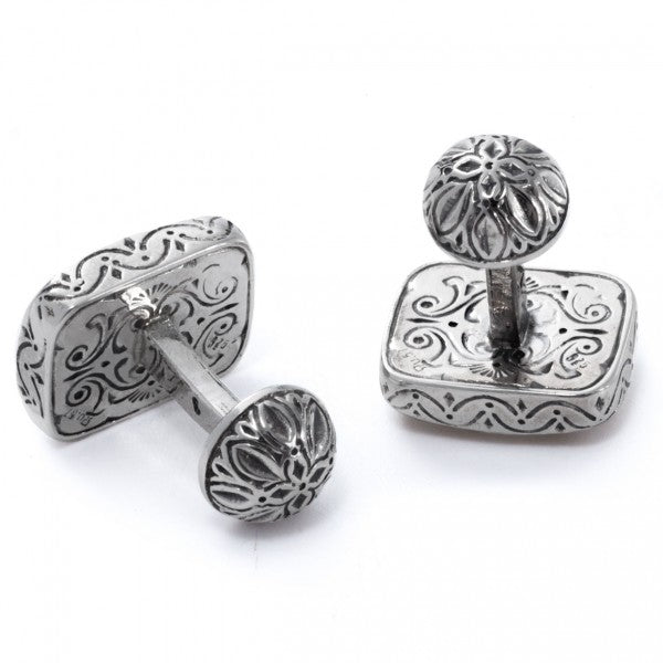 Konstantino Men's Sterling Silver Pegasus Designer Cufflinks