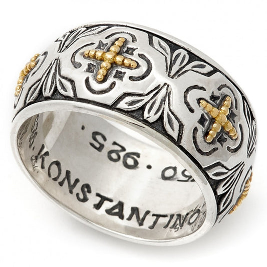 Konstantino Women's Sterling Silver & 18k Gold Ring