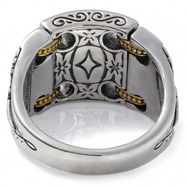 Konstantino Women's Cross Ring, Silver