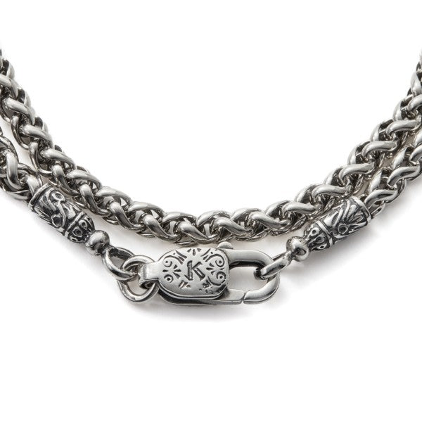 Konstantino Men's Sterling Silver Wheat Chain