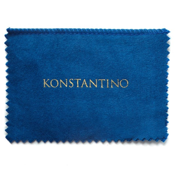 Konstantino Men's Sterling Silver and 18k Gold Square Maltese Ring, Size 10