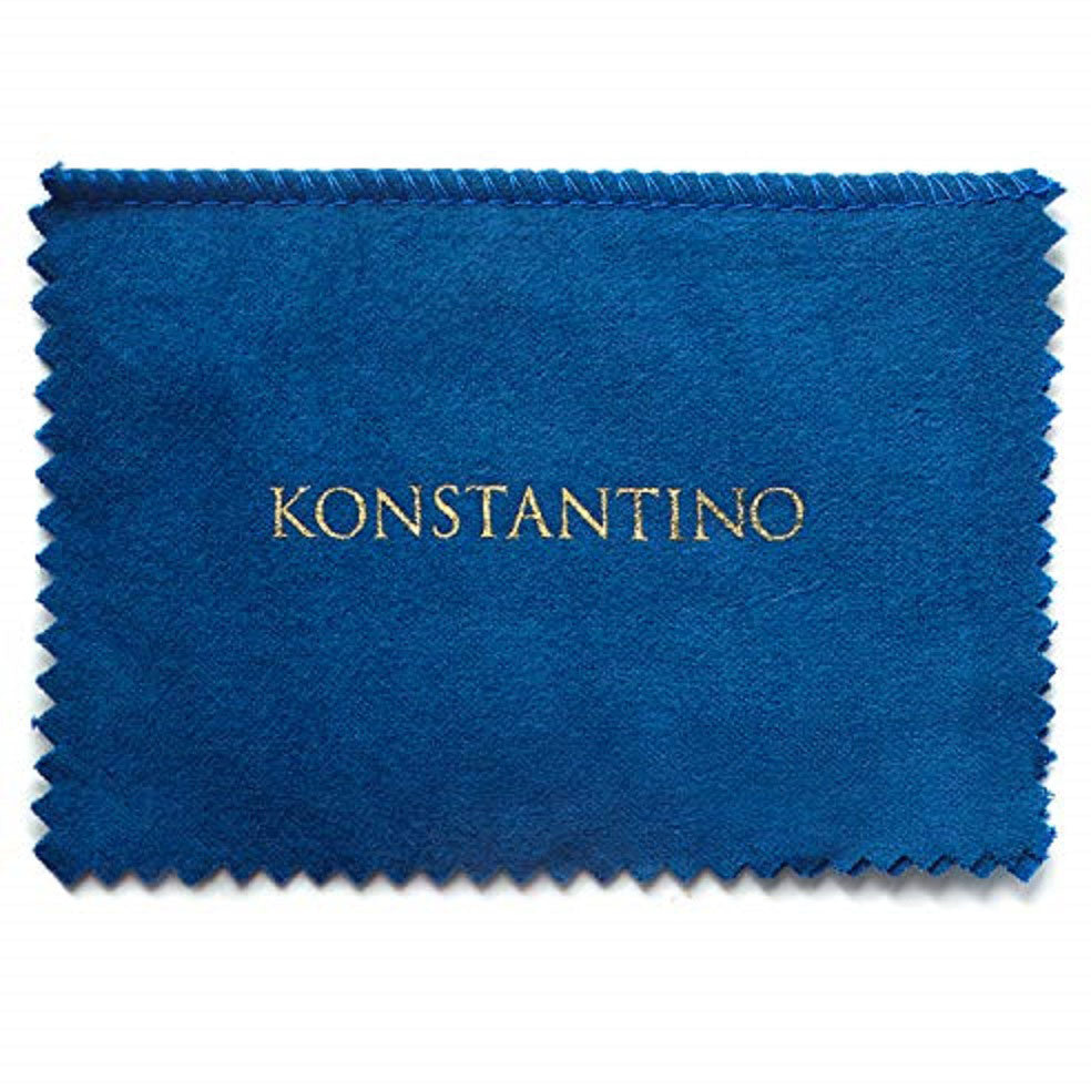 Konstantino Men's Sterling Silver and 18k Gold Filligree Cufflinks