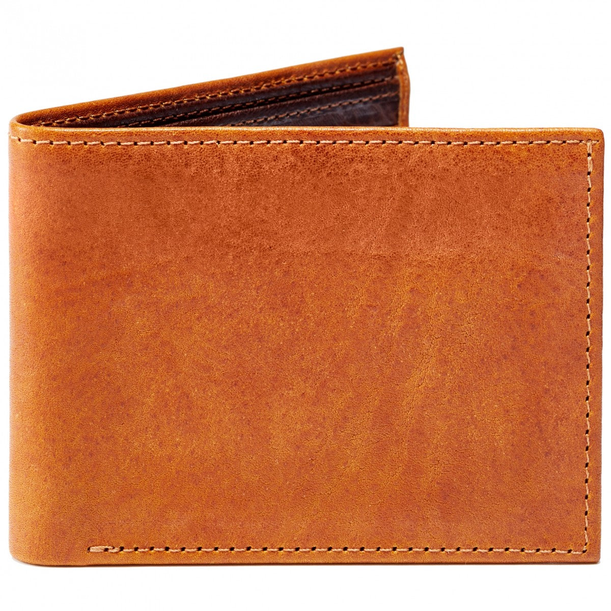 Moore and Giles Bi-Fold Wallet Modern Saddle Leather