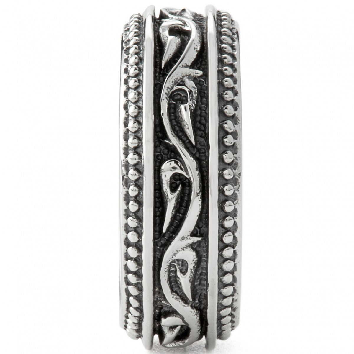 Scott Kay Unkaged Sparta Engraved Silver Knotted Ring