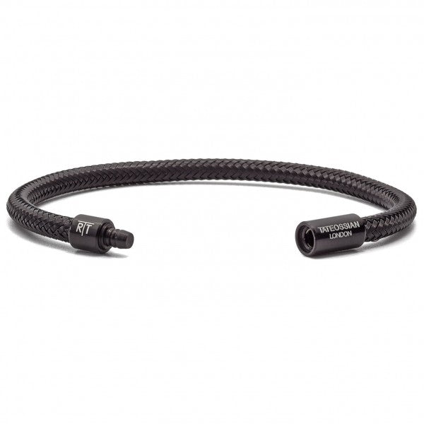 Tateossian Soho Copper Bracelet for Men, Black