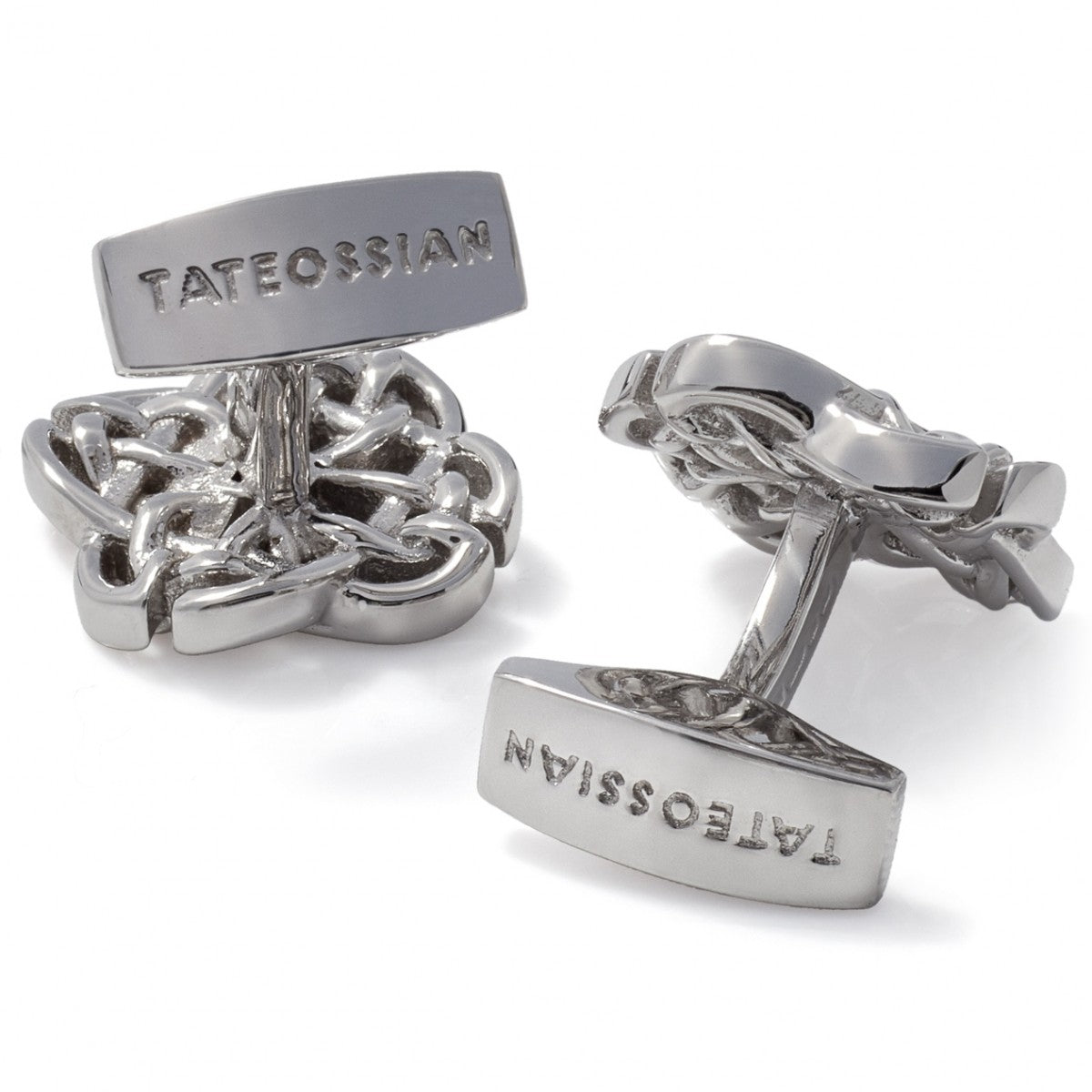 Tateossian Celtic Cufflinks, Silver