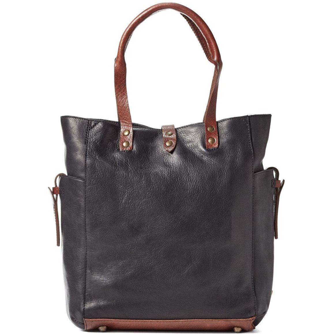 Will Leather Goods The Journey Collection Women's Ashland Tote Bridle Leather, Black