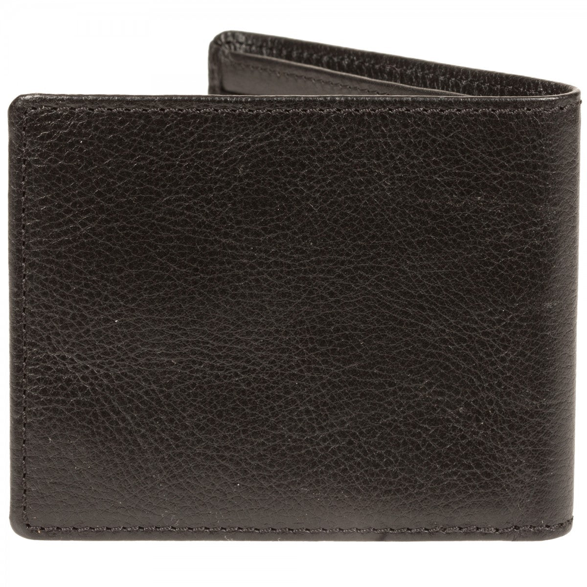 Will Leather Goods Classic Bifold Black Leather Wallet, Vegetable Tanned, Top Grain Leather, 4.5" x 3.75"